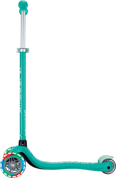 3-Wiel Step - Globber Primo Plus Lights Green - groen - lichtgevende wielen - in hoogte verstelbaar - vanaf 3 tot 9 jaar