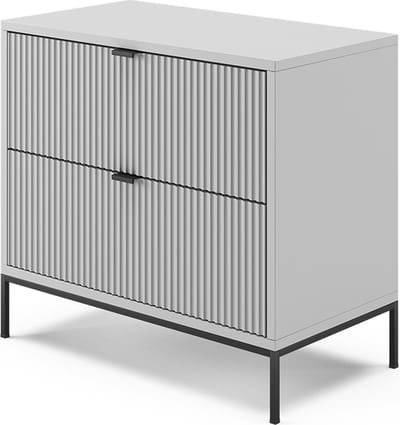 Vicco Eliza Nachtkastje – 66 x 60 cm Grijs