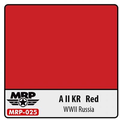 Mr. Paint MRP-025 - A II KR Red – 30 ml verf voor Airbrush & Detailwerk