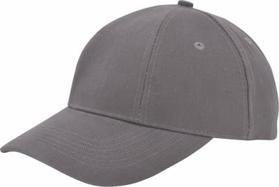 Benza - Luxe Turned Brushed Baseball Cap Baseballcap - Donkergrijs