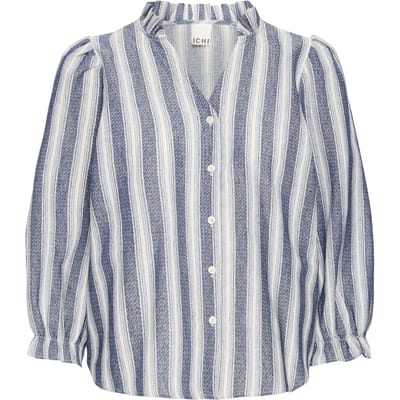 Damesblouse met lange mouwen Ichi Isla