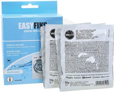 EasyFiks Machine Reiniger en Ontkalker – Geschikt voor Vaatwasser en Wasmachine – 4 Cycli