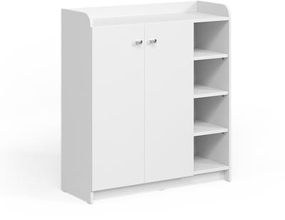 Vicco Moritz Schoenenkast – 83 x 91.4 cm met 2 deuren Wit
