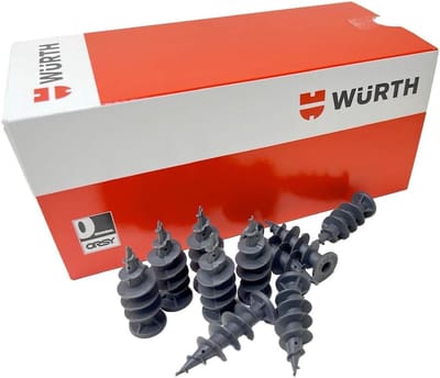 Isolatiepluggen - Bevestigingspluggen - Lichte Onderdelen - Zonder Voorboren - 18x50mm - Zwart