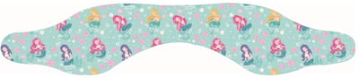 Aventrix Zwem Hoofdband Kind – Oorbeschermer Zwemmen – Neopreen – Voorkomt Water in Oren – Comfortabel & Verstelbaar – 3 t/m 10 Jaar (49-56 cm) - Mermaid blauw