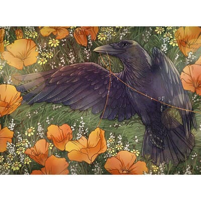 Eagle 5d Diy diamant borduurwerk volledige ronde diamant schilderij 20X30CM black