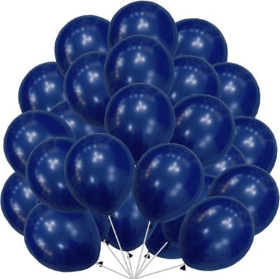 Donkerblauwe Ballonnen 60 Stuks 12 Inch Latex Ballonnen voor Verjaardag, Doop en Babyshower Decoratie