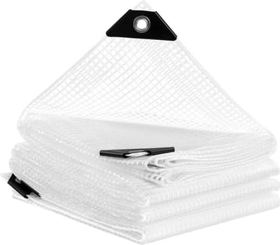 BukkitBow - Waterdicht Zeildoek - Transparant met Aluminium Oogjes - 140g/m² - Diverse Maten - UV- en Weerbestendig - 2x3M