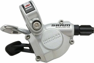 SRAM ROCKET TRIGGER SET 9 SPEED REAR SHIFTER INDEX FRONT SHIFTER (2:1 ACTUATION RATIO COMPATIBLE WITH SHIMANO REAR DERAILLEURS)