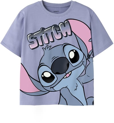 NAME IT - NKFMORISSINA STITCH SS NREG TOP WDI - Meisjes - T-shirts