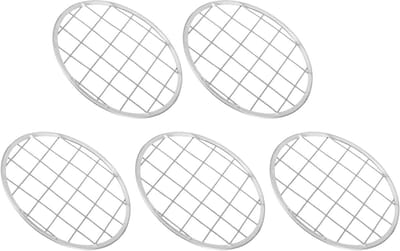 Bloemen Inzetstukken - Deksel Roosters - Bloemen Schikken - Roestvrij Staal - 5 Stuks - Zilver