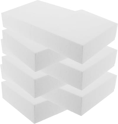 Foam Blocks - Ambachtschuim Stukken - Hobby Projecten - Hoge Dichtheid Materiaal - 30x15x5 cm - Wit
