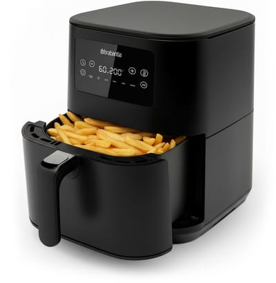 Brabantia Airfryer XXL - 5.7 liter - Digitaal Touchscreen - 6 Kookprogramma's - Tot 5 Personen - 80ºC tot 200ºC - 1700 Watt - BBEK1137
