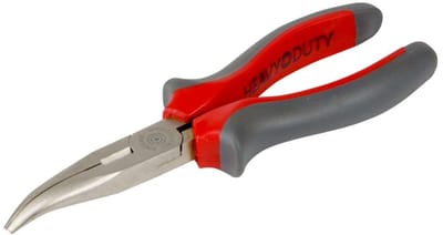 Proline Gebogen punttang 160mm - soft grip - HRC
