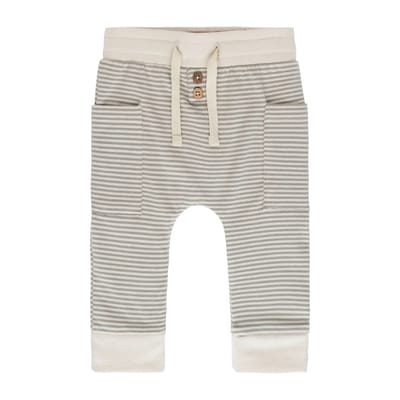 Baby's Only Broekje Stripe - Baby broek - Urban Green - Maat 68 - 100% ecologisch katoen - GOTS