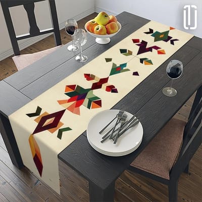 1 st Boheemse Patroon Tafel Runner, Geschikt voor Huis Keuken Decoratie, Boho Stijl Decoratie, Feestelijke Tafeldecoratie 150x33cm