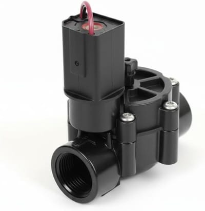 Irrigatieventiel - Automatische klep - Gazon Bewatering - Batterij Aangedreven - 1 inch - Grijs
