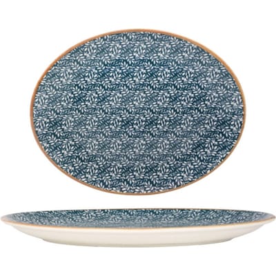 Bonna Serveerschaal - Lupin - Porselein - 36x28 cm - set van 2
