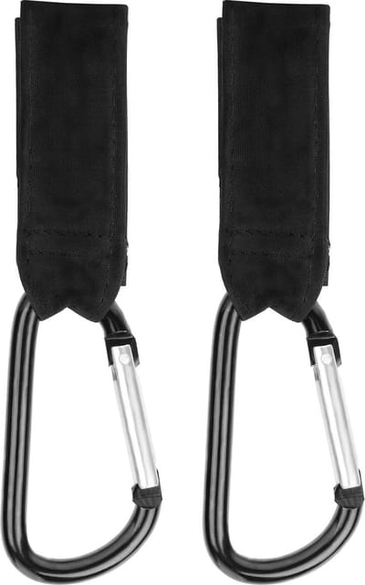 Ophanghaken-haak-metalen haak-Babytasclips- Kinderwagenhaken- Clips om uw boodschappen en tassen veilig aan uw buggy-kinderwagen of kinderwagen te hangen