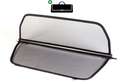 Windscherm Volvo C70 I | 1997-2005 | incl. luxe opbergtas | Zwart