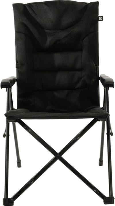 Travellife Barletta Camping Vouwstoel Cross Black - Rugleuning in 3 standen verstelbaar - Water- en uv-bestendig - Draagtas inbegrepen