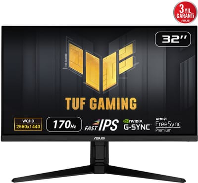 ASUS TUF Gaming VG32AQL1A computermonitor 80 cm (31,5") 2560 x 1440 pixels Wide Quad HD LED zwart