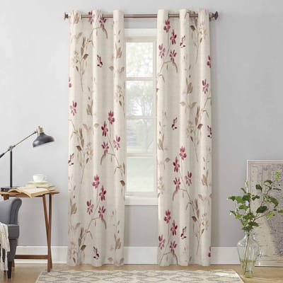 Bloemen Bladeren Vogels Aquarel Raamgordijnen voor Woonkamer Luxe Slaapkamer Gordijn Keuken Jaloezieën Drapes Gordijnen 135W x 60H(cm) x1