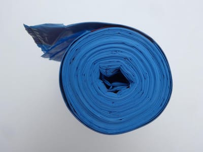 afvalzak 120 liter - extra stevig blauw plastic - 50 vuilniszakken totaal