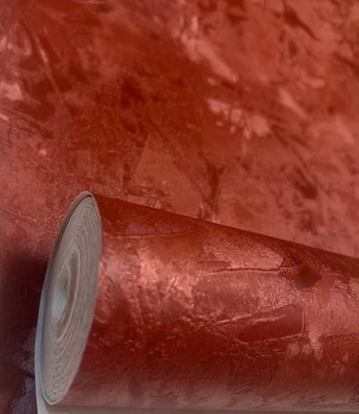 Rood satijnlook behang cafe kroegen 30192