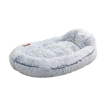Chenil Humain Lit Chaud d'Hiver pour Chien Amovible et Lavable Grand Coussin pour Animal de Compagnie Coussin de Couchage Humain Fournitures pour Animaux de Compagnie 6XL180cm*115cm*25cm