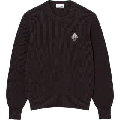 Regular fit pullover van katoenmix model 'COTES PERLES'