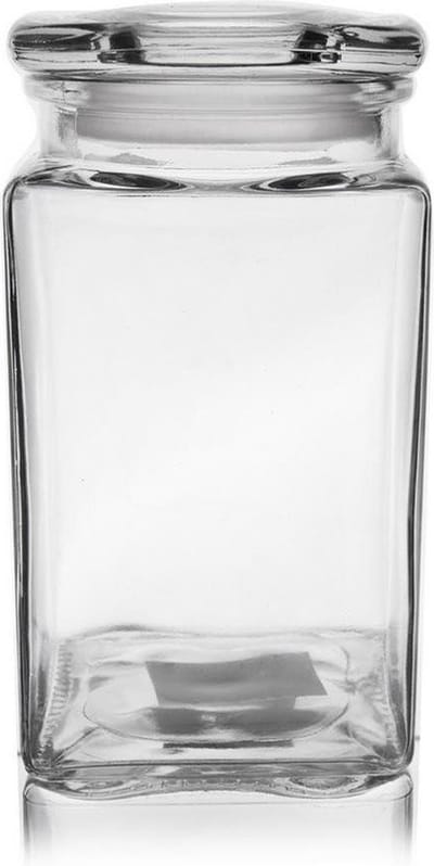 Voedselcontainer Glas Vierkant 1,4 l - Vershoudbakjes - Vershouddoos - Bakjes - Diepvriesbakjes - Vershouden