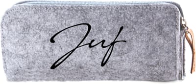 Etui Juf licht grijs|juf kado|bedankje juf|juf bedankje|kadootje juf|Sproetiz