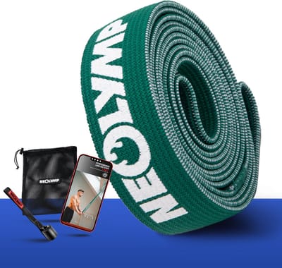 NEOLYMP Lang fitnessband van stof– Weerstandsniveau 3, trainingsband voor krachttraining