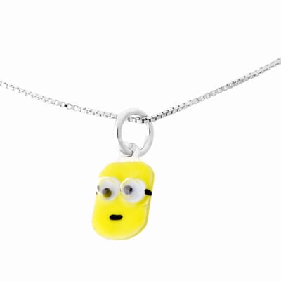 Orphelia ZH-7135 - Hanger Minion met Ketting 40 cm - 925 Sterlingsilver