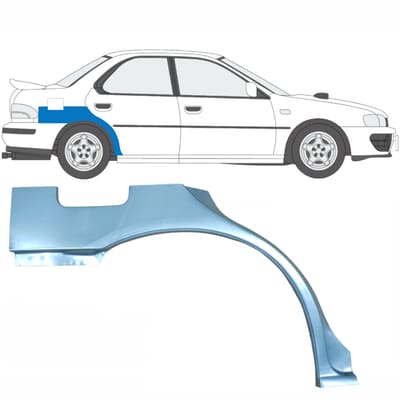 Reparatiepaneel achterspatbord voor Subaru Impreza GC GF 1992-2000 / Rechts
