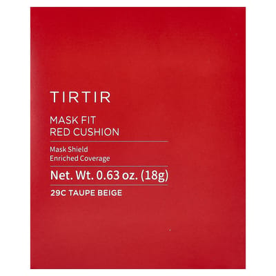 TIRTIR Mask Fit Red Cushion, 29C Taupe Beige, 18g (0,63 oz)