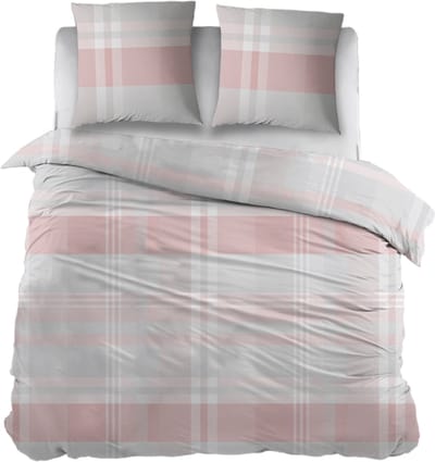 Snoozing Elise Dekbedovertrek - Tweepersoons - 200x200/220 cm - Roze