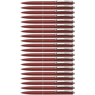 Schneider balpen - K15 - penpunt M - rood - S-3082