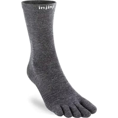 INJINJI | Liner Crew Wool Slate (Maat - S) | Teensokken