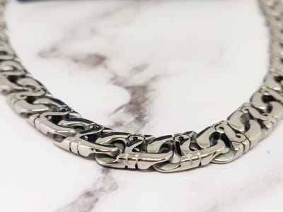 Mei's - Muse Mariner Chain - ketting heren - RVS zilver - 60 cm