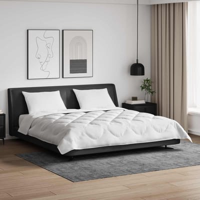 vidaXL - Duvet - voor - Alle - Seizoenen - met - kussen - 3 - st - Wit - Microvezel