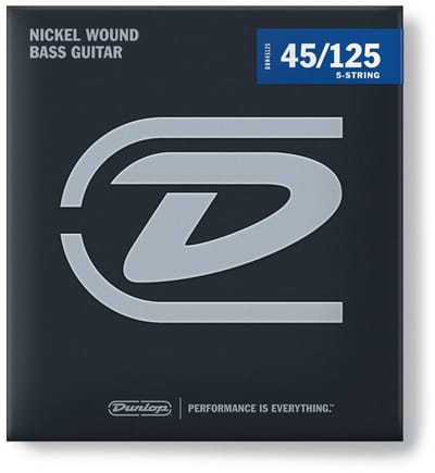 Jim Dunlop Nickel Wound - Basgitaarsnaren - Basgitaar - 5-Snarig - 45-125 - Nickel Wound