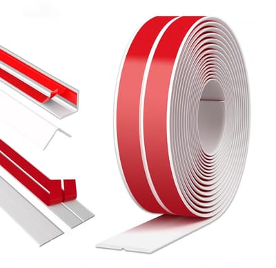Randbescherming zelfklevend 2 cm x 3,3 m - witte hoekprofiel - hoge hechting - duurzame bescherming voor meubels - ShopVlot