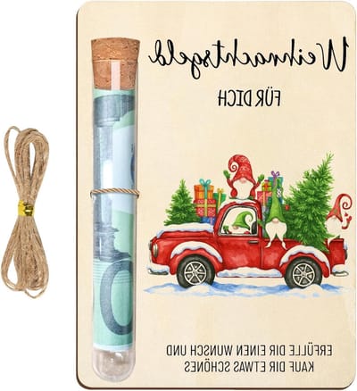 Creatieve verpakking voor geldgeschenken tijdens de feestdagen met kerstthema en persoonlijke touch