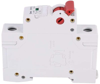 Miniatuur Stroomonderbreker - Schakelaar - Overbelastingsbeveiliging - Hoge Schakelcapaciteit - 40A 50A 63A - Grijs