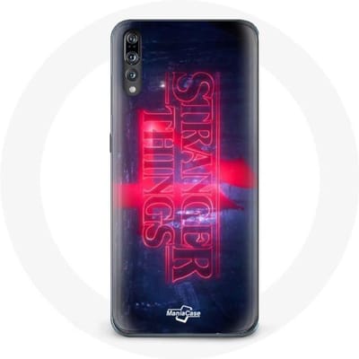 Hoesje voor Huawei P20 Stranger Things Logo Transparant Seizoen 4 Trailer 2022