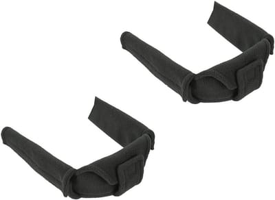 Nekkussen Set - Masker Riemen - Comfort Verhoging - Verlicht Drukpunten - 2 Stuks - Zwart