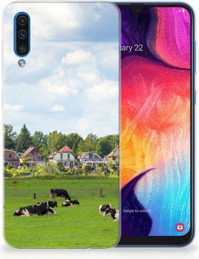 Samsung Galaxy A50 TPU Hoesje Koeien