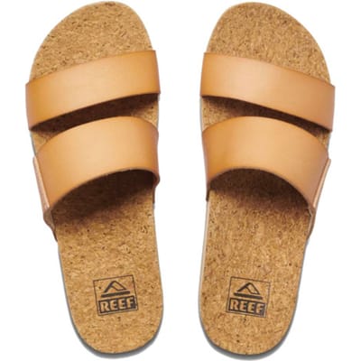 Reef CUSHION VISTA HI NATURAL - Volwassenen Dames slippers - Kleur: Cognac - Maat: 42.5